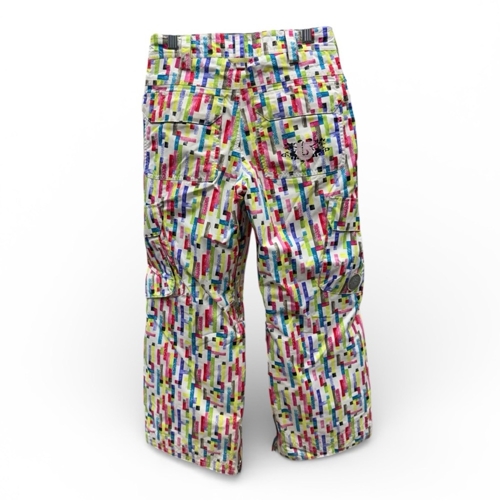 Burton DryRide Reflex Colorful Geometric Patterned Winter Ski Pants - Picture 2 of 6